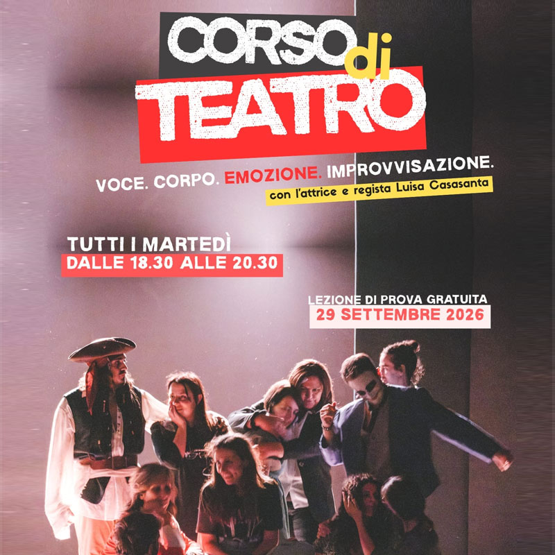 Corso di teatro a Roma Talenti con l'attrice Luisa Casasanta – Spazio RaMa